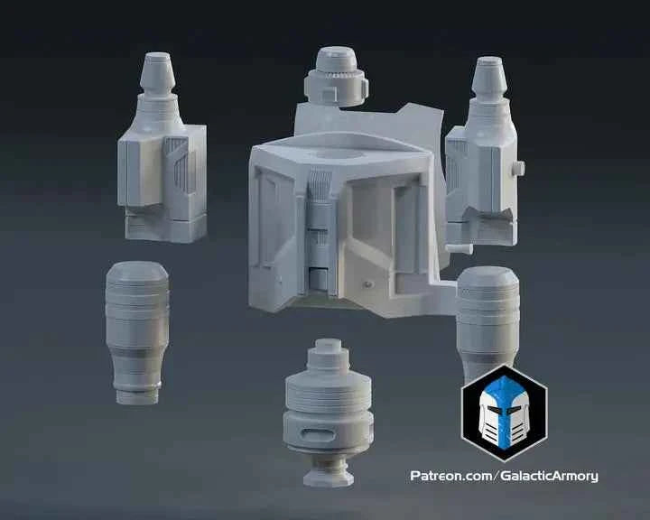 Mandalorian Jetpack Customized Paz Vizla NMT's Workshop