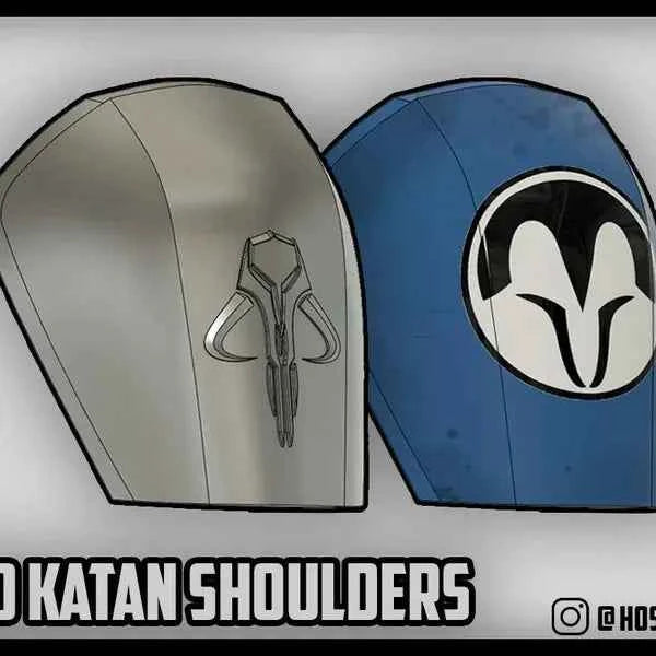 Mandalorian Shoulder Pad Customized Bo Katan style 3D print NMT's Workshop