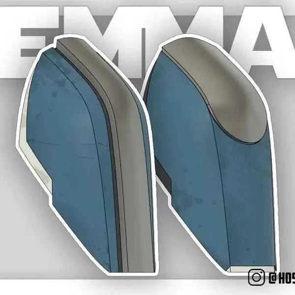 Mandalorian Shoulder Pad Customized Emma style 3D print NMT's Workshop