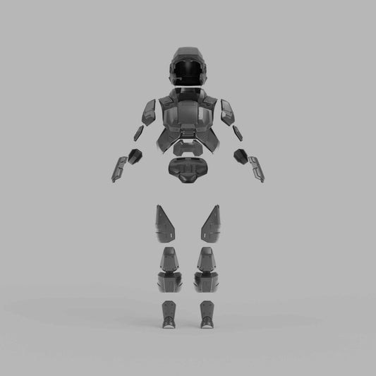 Halo 3 Marine Helmet and Armor Set - 3D Print
