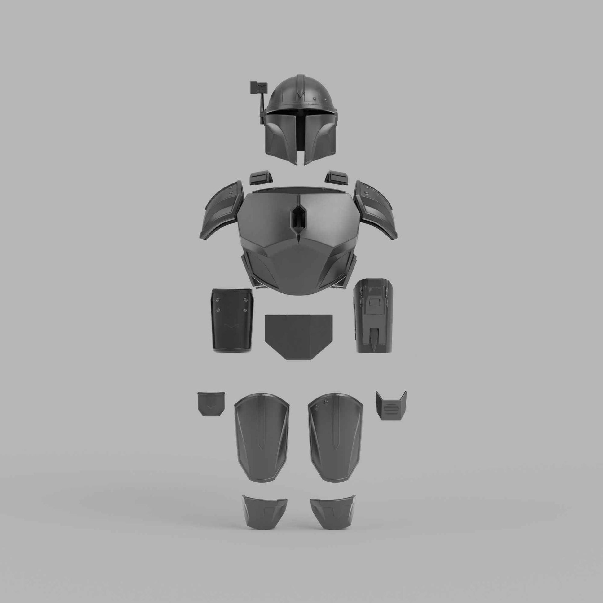 Mando Honor V2 - Galactic Armory - Helmet and Armor packshot