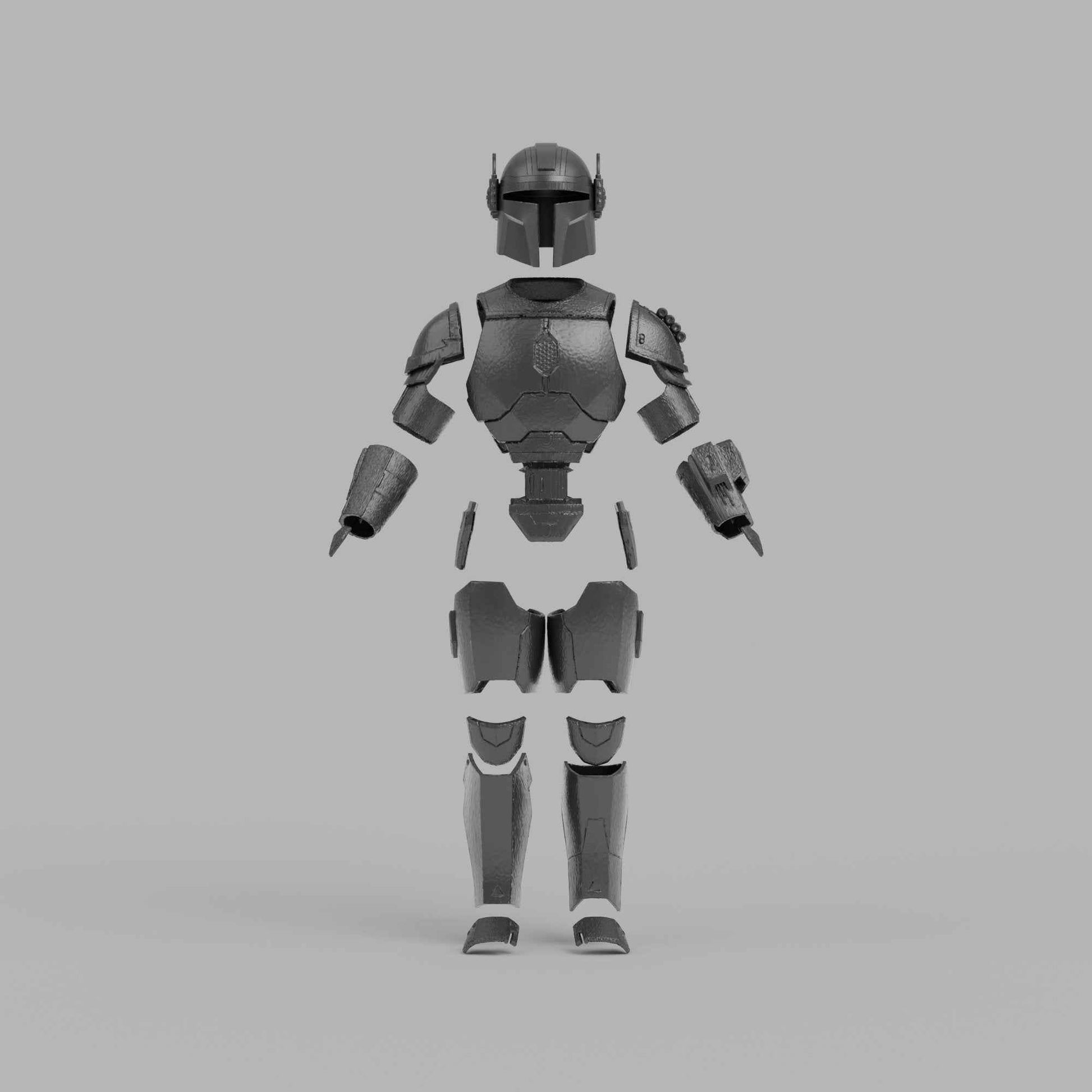 Mando Strength V1 - Galactic Armory - Helmet and Armor packshot