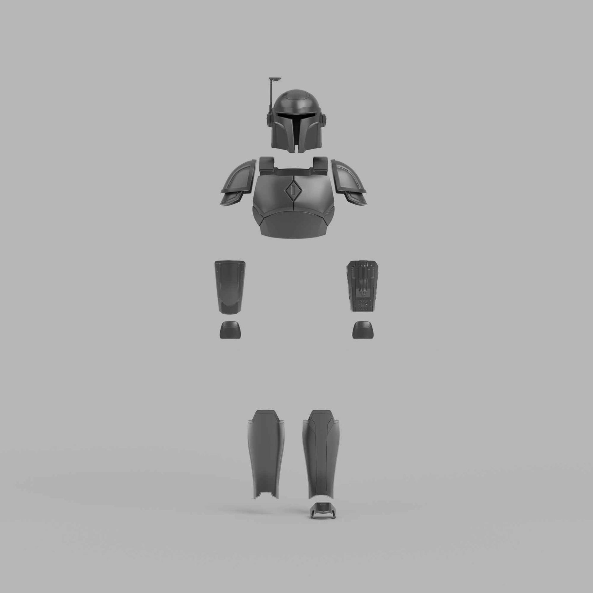 Mando Spirit V2 - Galactic Armory - Helmet and Armor packshot