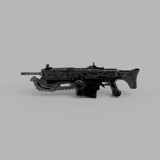 Motorized Lancer chainsaw rifle — Gears of War 3D print by NMT's Workshop