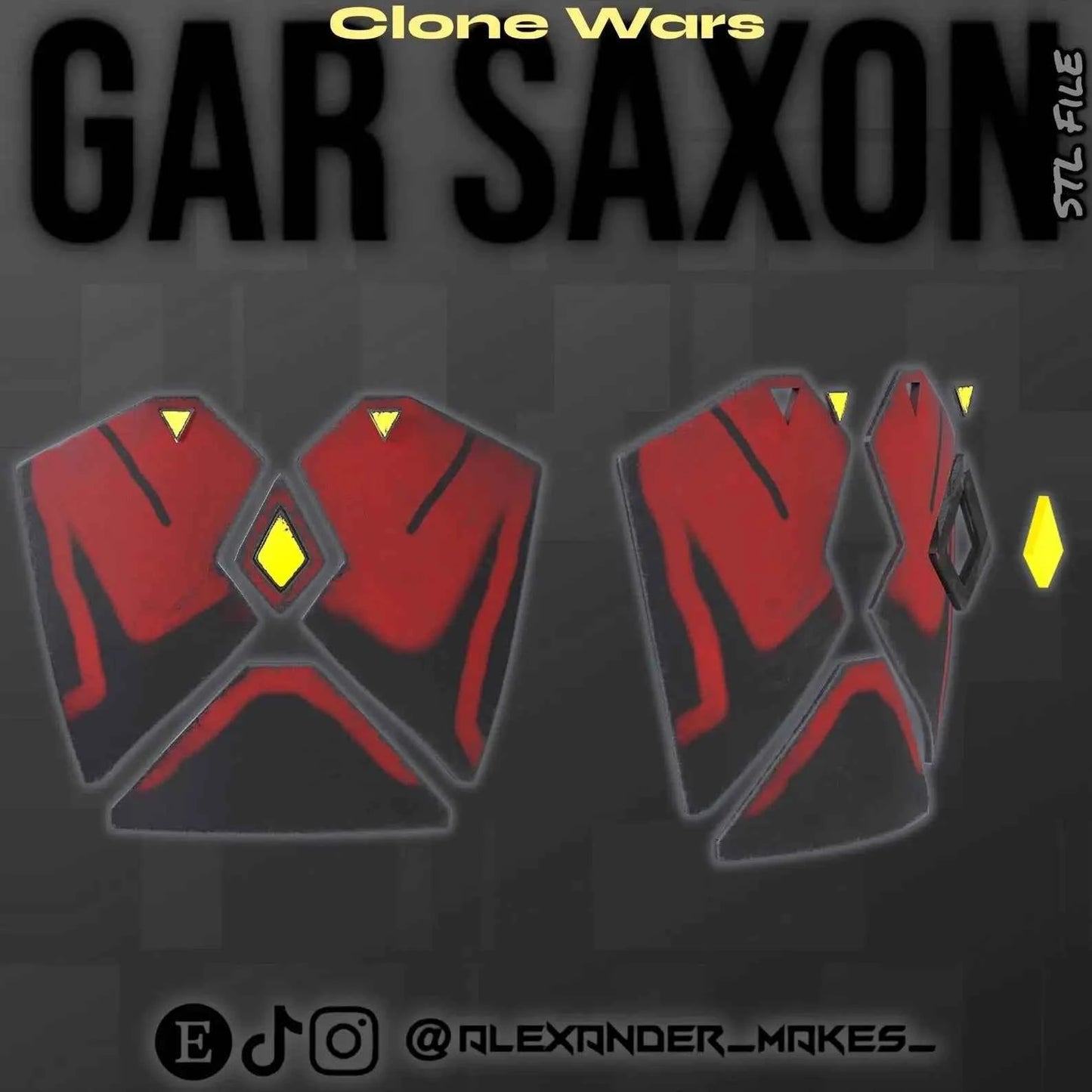 Mandalorian Chestplate Customized Gar Saxon NMT's Workshop