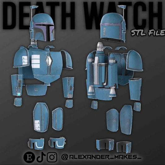Death Watch Armor – 3D printed Mandalorian cosplay – NMT's Workshop