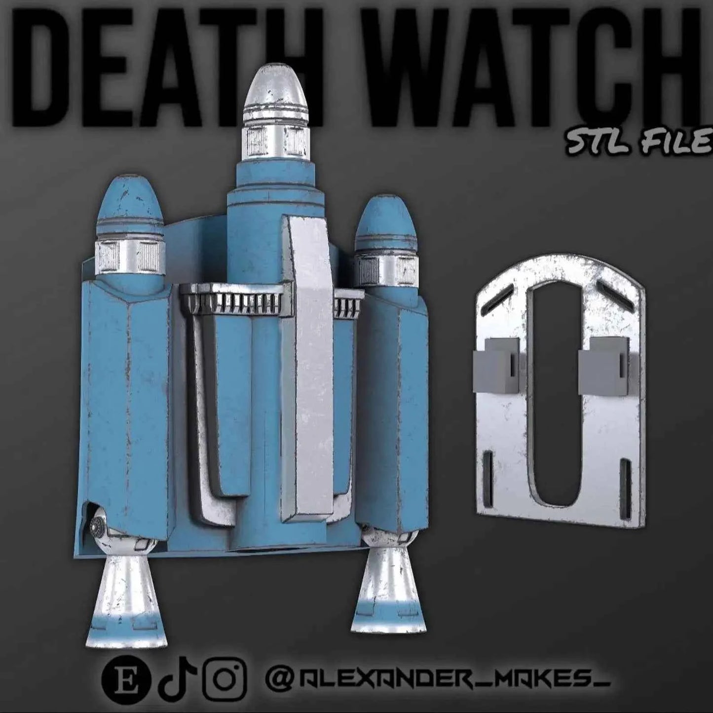 Mandalorian Jetpack Customized Death Watch NMT's Workshop