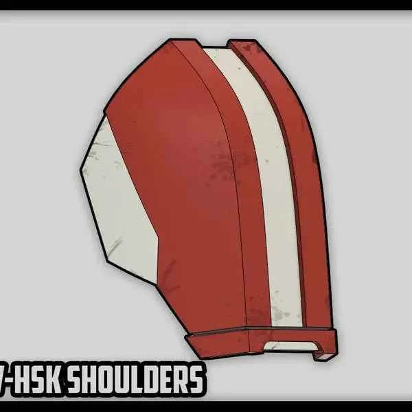 Mandalorian Shoulder Pad Customized SW-H5K style 3D print NMT's Workshop
